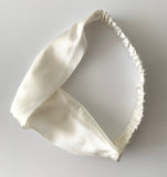 Luxury Gift Set - Pure Mulberry Silk - Eye Mask 3 Size Scrunchies Headband + Bonus Mesh Laundry Bag w/zipper