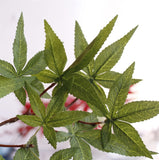 Artificial Autumn Silk 5-branch Green Plant - 1 piece