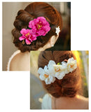Artificial Camellia Flower Heads - 8 pieces