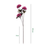 Artificial Nordic 3-head Chrysanthemum Pompom Flower - 1 piece