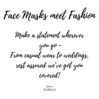 Designer Inspired Face Mask – Jessica Florals
