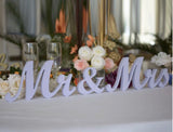 Mr & Mrs Wedding Table Sign