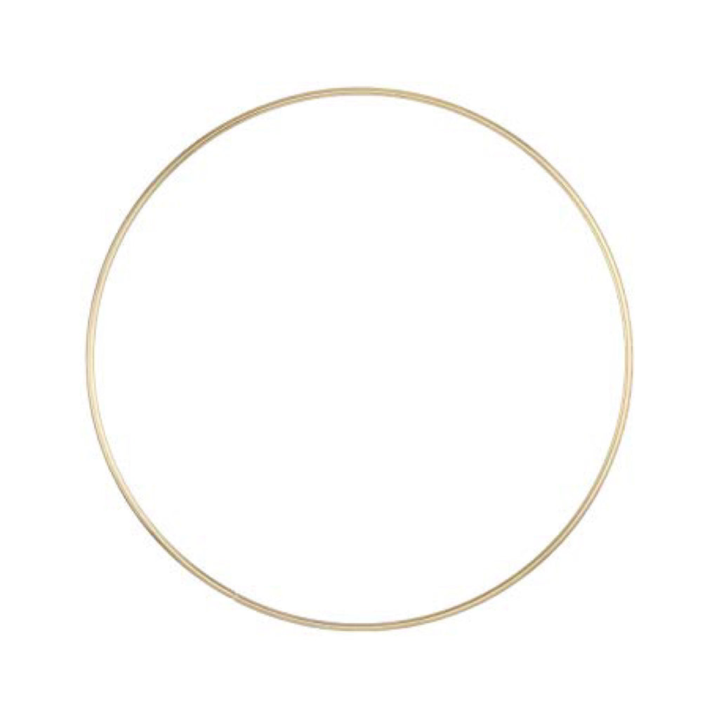 8"Gold Metal Ring - 1 piece