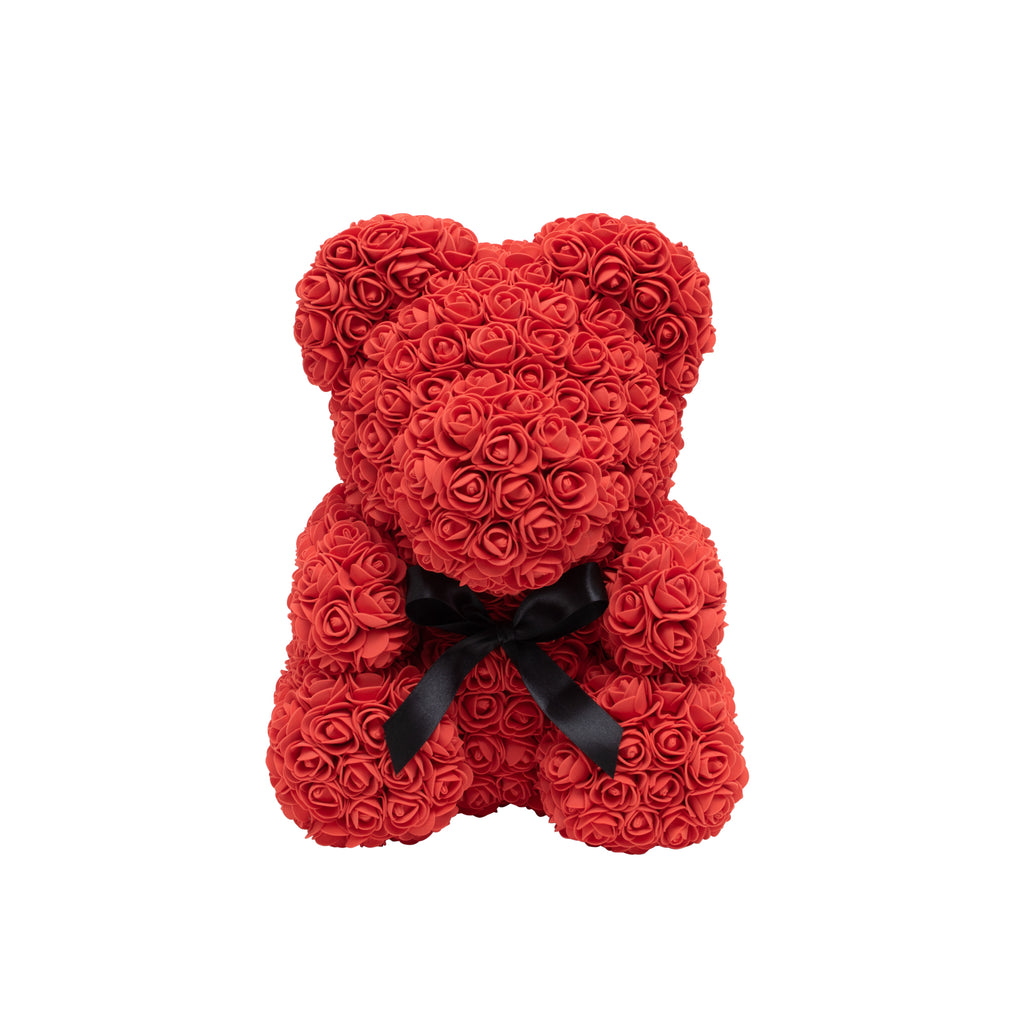 Original Holiday Rose Bear - Red