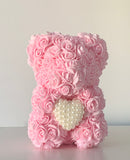 Original Pearl Heart Baby Teddy - Pink