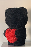 Original Luxe 60cm Rose Bear - Black