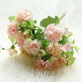 Artificial Mini 5-branch Silk Pompom Flower Bouquet