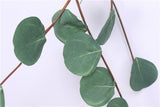Artificial Rattan Vine Silk Eucalyptus Money Leaf - 1 piece