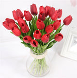 Artificial  Real Touch Mini Tulips - 21 pieces