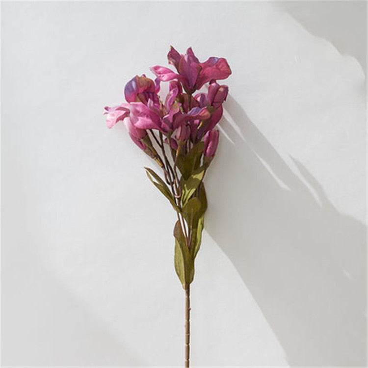 Artificial European Lily Single-branch Flower - 1 piece