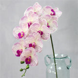 Artificial 9-head Real Touch Butterfly Orchid - 1 piece
