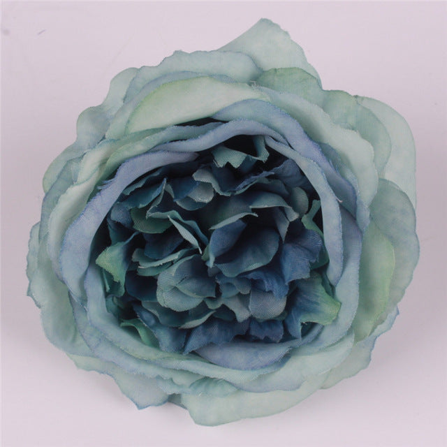 Artificial Peony Silk Flower Heads - 100pcs