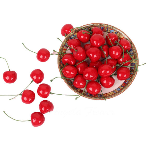 Artificial Cherry Fruit - 30 pieces