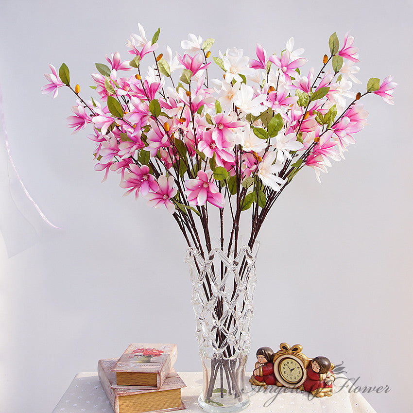 Artificial Single-branch Magnolia Kapok Flower - 1 piece