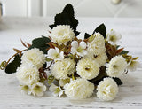 Artificial European Small Clove Carnation Flower Bouquet