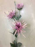 Artificial 3-head Chrysanthemum Small Crab Claw Flower - 1 piece