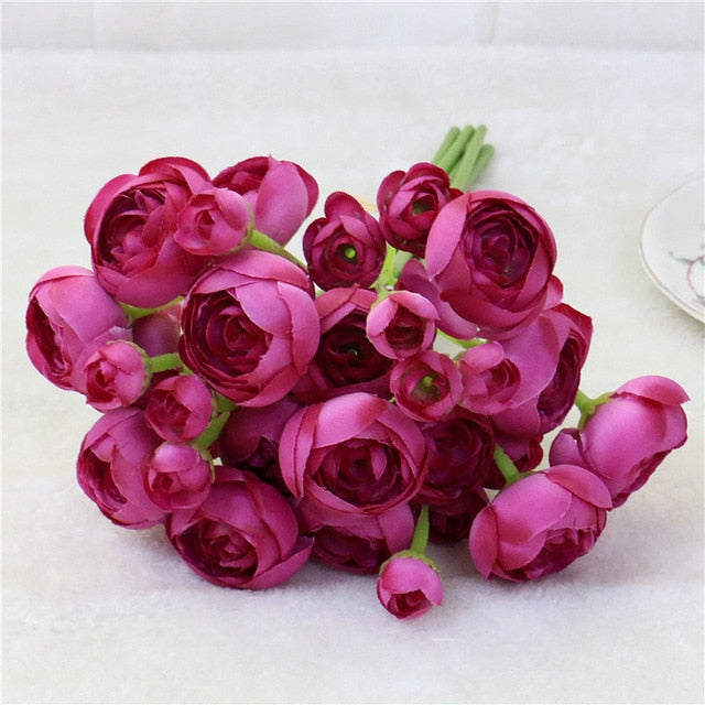 Artificial European Peony Rose Bouquet
