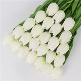 Artificial  Real Touch Mini Tulips - 21 pieces