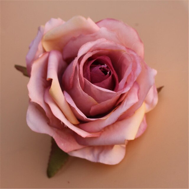 Artificial Silk Rose Flower Heads - 30 pieces