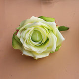 Artificial Silk Rose Flower Heads - 30 pieces